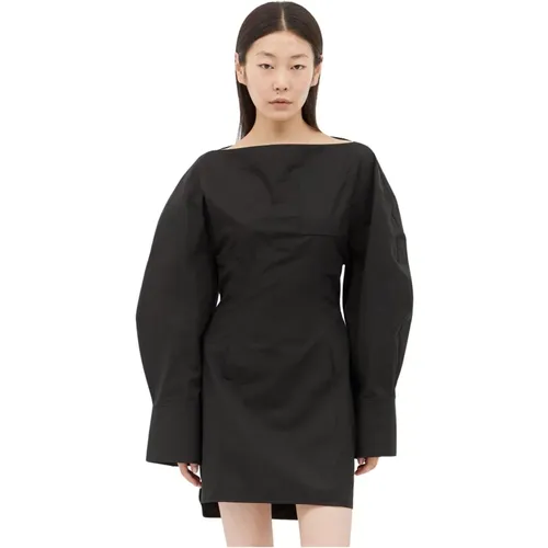 Popeline Hemdkleid Mantel , Damen, Größe: S - Jacquemus - Modalova