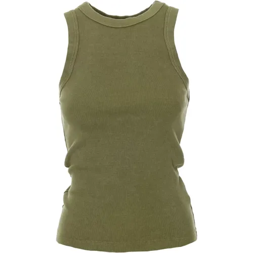 Geripptes Tanktop Olina , Damen, Größe: L - drykorn - Modalova