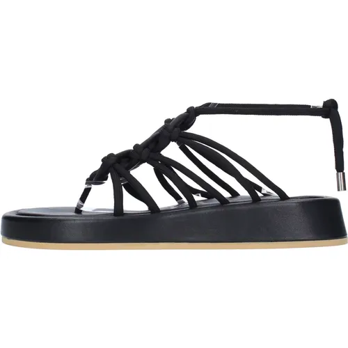 Sandalen Schwarz , Damen, Größe: 39 EU - N21 - Modalova