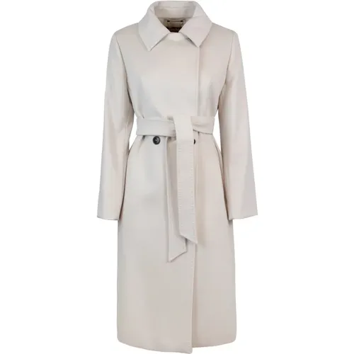 Classic Double-Breasted Wool Coat , female, Sizes: 3XS, XS - Max Mara Studio - Modalova