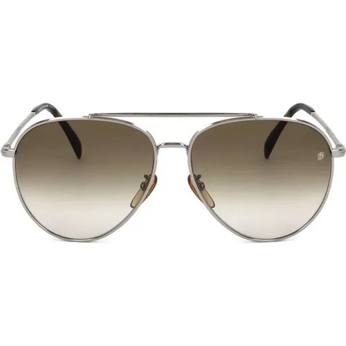 Aviator Metall Sonnenbrille , Herren, Größe: ONE Size - Eyewear by David Beckham - Modalova