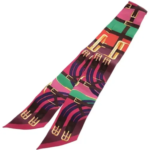 Pre-owned Silk scarves , female, Sizes: ONE SIZE - Hermès Vintage - Modalova