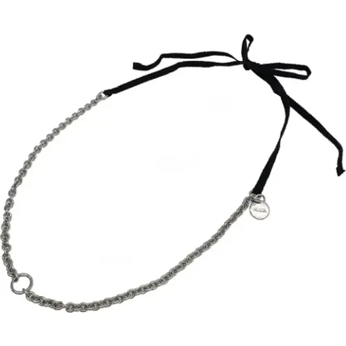 Pre-owned Metal necklaces , female, Sizes: ONE SIZE - Prada Vintage - Modalova