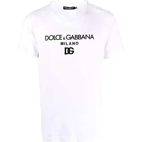 Casual Cotton T-Shirt , male, Sizes: M - Dolce & Gabbana - Modalova