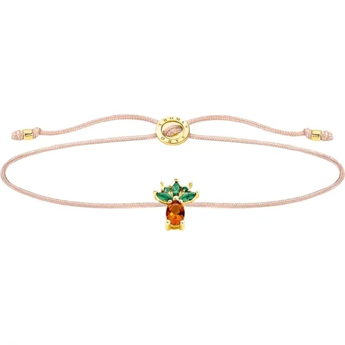 Charming Ananas Gold Bracelet , female, Sizes: ONE SIZE - Thomas Sabo - Modalova