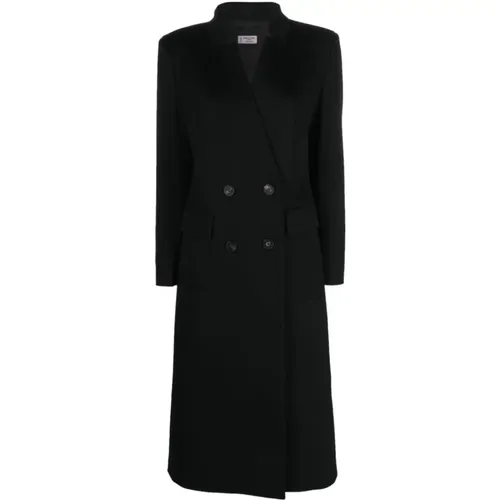 Double-Breasted Wool Coat , female, Sizes: S - Alberto Biani - Modalova