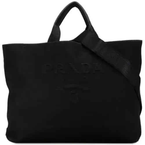 Pre-owned Canvas prada-bags , female, Sizes: ONE SIZE - Prada Vintage - Modalova