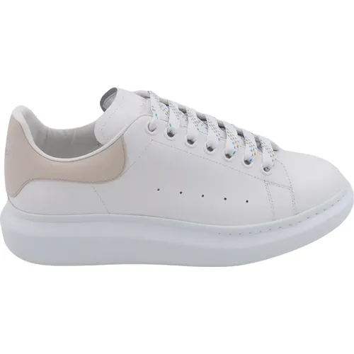 Contrasting Patch Leather Sneakers , male, Sizes: 9 UK, 10 UK - alexander mcqueen - Modalova