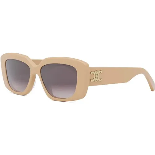 Elevate Your Style with Triomphe Cl40216U Sunglasses , female, Sizes: 55 MM - Celine - Modalova