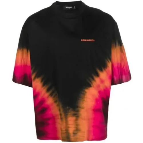 Casual Baumwoll T-Shirt,Klassisches T-Shirt - Dsquared2 - Modalova