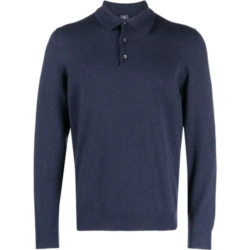 Luxuriöses Cashmere Polo Shirt - Fedeli - Modalova