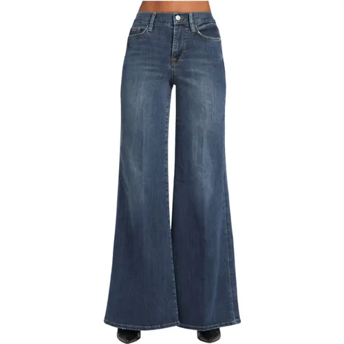 Breite Jeans , Damen, Größe: W26 - Frame - Modalova
