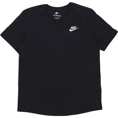 Schwarzes Sportswear Club Tee Kurzarm - Nike - Modalova