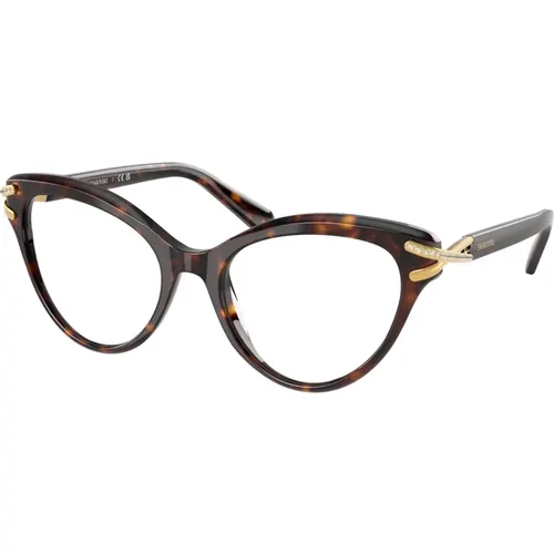 Modische Brille Sk2030 Schwarz , Damen, Größe: 53 MM - Swarovski - Modalova