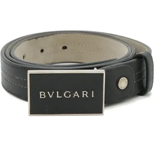 Pre-owned Leder grtel , Herren, Größe: ONE Size - Bvlgari Vintage - Modalova