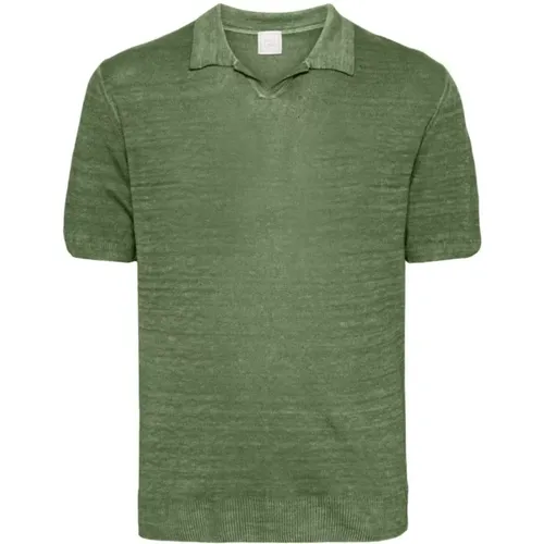 Polo Shirts , Herren, Größe: L - 120% lino - Modalova