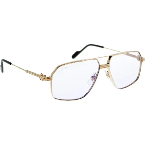 Glasses , male, Sizes: 58 MM - Cartier - Modalova