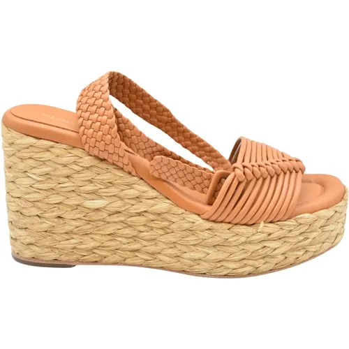 Chic Ochre Flat Shoes Ss23 , female, Sizes: 6 UK, 7 UK - Paloma Barceló - Modalova