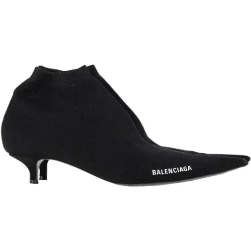 Pre-owned Polyester boots , female, Sizes: 7 UK - Balenciaga Vintage - Modalova