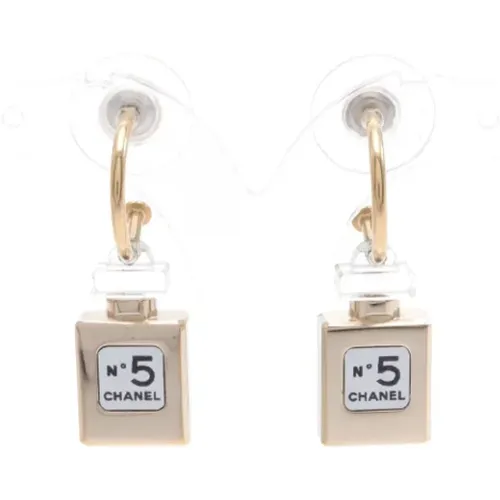 Pre-owned Metal earrings , female, Sizes: ONE SIZE - Chanel Vintage - Modalova