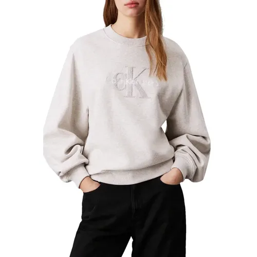 Ivory Sweater Kollektion , Damen, Größe: XS - Calvin Klein Jeans - Modalova