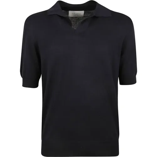 Blaue Polo Neck Pullover T-shirts - Ballantyne - Modalova