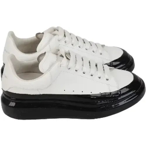 Pre-owned Leather sneakers , female, Sizes: 8 UK - Alexander McQueen Pre-owned - Modalova