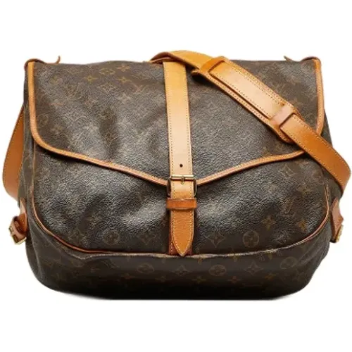 Pre-owned Leather louis-vuitton-bags , female, Sizes: ONE SIZE - Louis Vuitton Vintage - Modalova