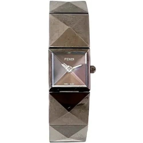 Pre-owned Metal watches , female, Sizes: ONE SIZE - Fendi Vintage - Modalova