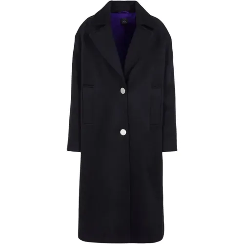 Klassischer Trenchcoat , Damen, Größe: M - Armani Exchange - Modalova