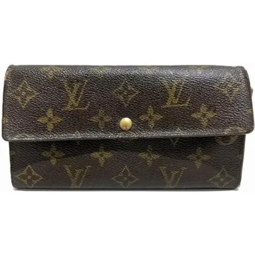 Pre-owned Canvas wallets , female, Sizes: ONE SIZE - Louis Vuitton Vintage - Modalova