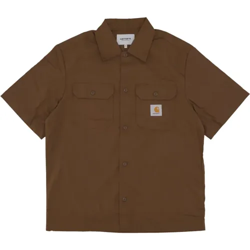 Craft Shirt Lumber Streetwear T-Shirt , male, Sizes: M, L, XL - Carhartt WIP - Modalova