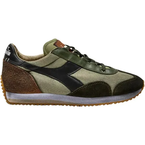 Heritage Equipe Dirty Stone Wash Sneaker , Herren, Größe: 40 1/2 EU - Diadora - Modalova