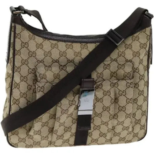 Pre-owned Canvas gucci-bags , female, Sizes: ONE SIZE - Gucci Vintage - Modalova