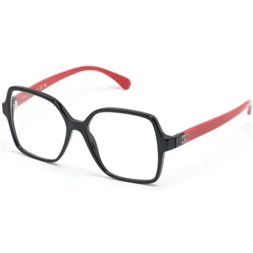 Schwarze Optische Brille Klassischer Stil,Klassische Schwarze Optische Brille,CH3473 C535 Optical Frame - Chanel - Modalova