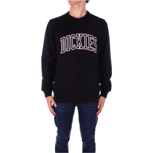 Schwarzer Logo Front Sweater , Herren, Größe: L - Dickies - Modalova