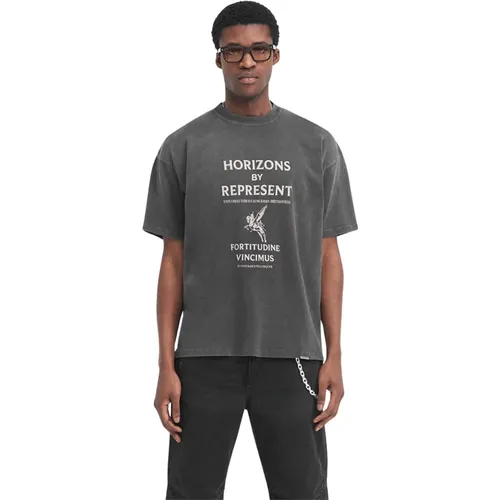 Horizons Grafik T-shirt , Herren, Größe: M - Represent - Modalova