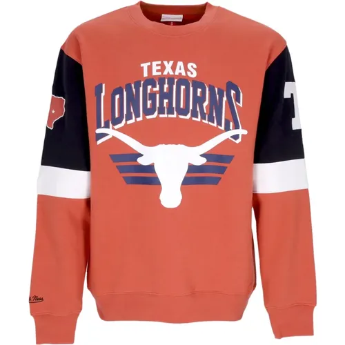 Texas Longhorns Basketball Team Crewneck Sweatshirt , Herren, Größe: XL - Mitchell & Ness - Modalova