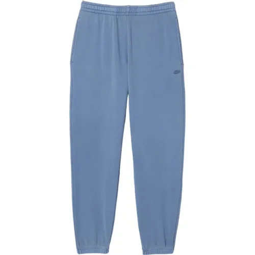 Blaue Sweatpants aus Bio-Baumwolle Regular Fit , Herren, Größe: S - Lacoste - Modalova