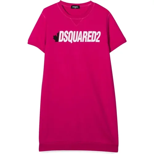 Elegantes Schwarzes Kleid für Frauen - Dsquared2 - Modalova