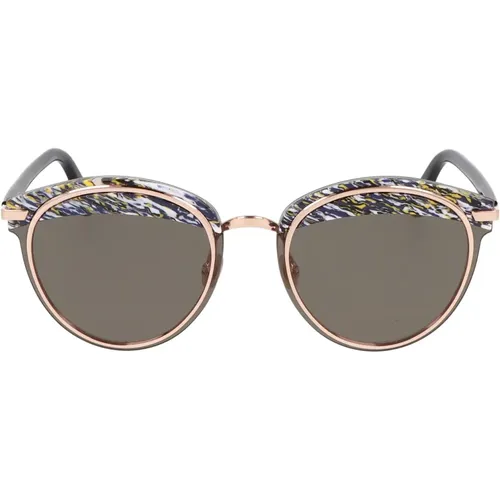 Trendige Runde Sonnenbrille Offset1 , unisex, Größe: 62 MM - Dior - Modalova