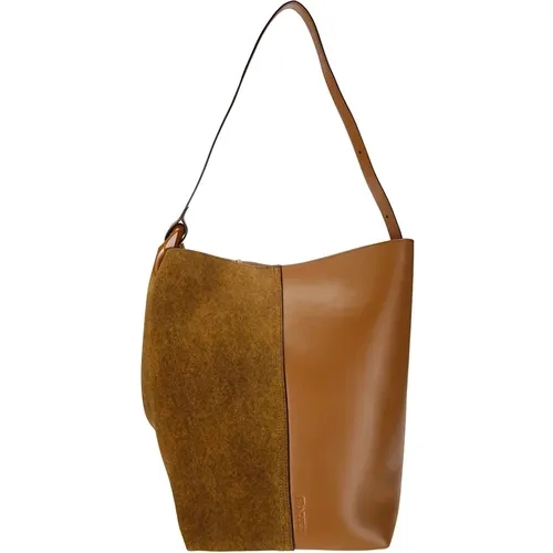 Soft Corner Bucket Shoulder Bag , female, Sizes: ONE SIZE - JW Anderson - Modalova