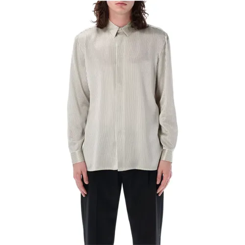 Casual Shirts , male, Sizes: L - Saint Laurent - Modalova
