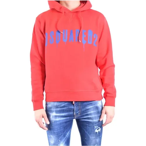 Multicolor Hoodie for Men , male, Sizes: XL - Dsquared2 - Modalova