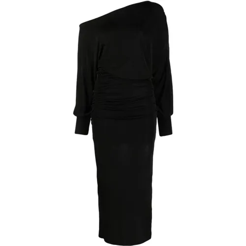 Langes Elastisches Kleid Equal-Bl25 , Damen, Größe: M - Essentiel Antwerp - Modalova