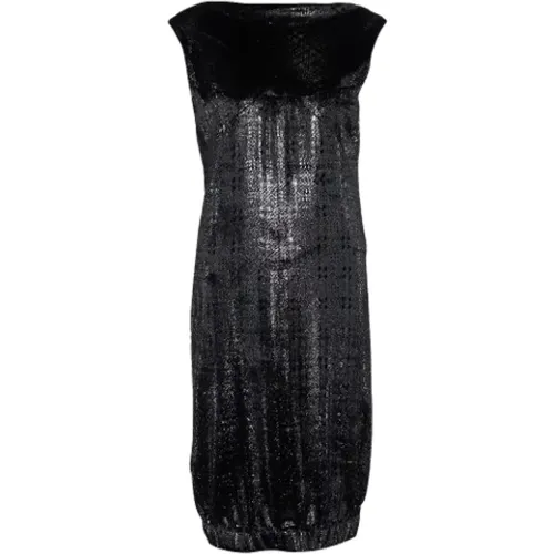 Pre-owned Velvet dresses , female, Sizes: L - Chanel Vintage - Modalova