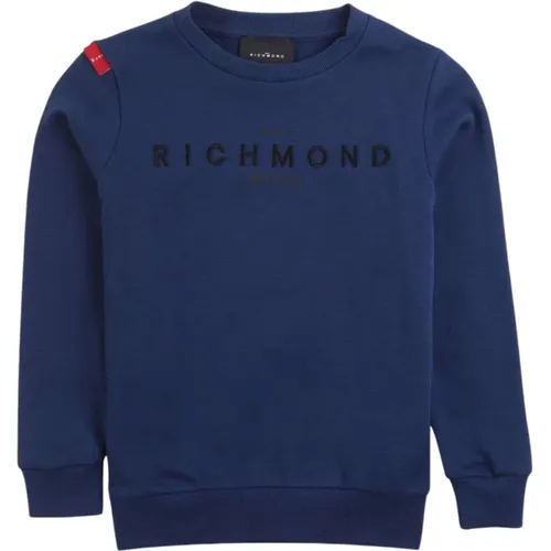 Sweatshirt mit Kontrastlogo für Jungen - John Richmond - Modalova