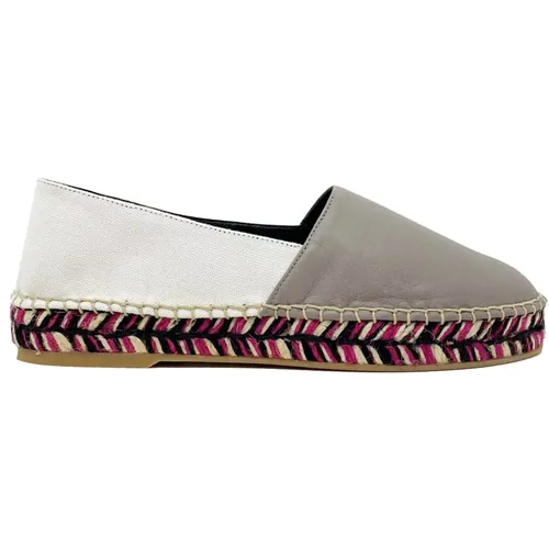 Beige Leder Espadrilles Ss22 - Off White - Modalova