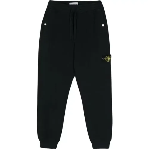 Trousers with Snap Buttons , male, Sizes: M, S, XL, L, 2XL - Stone Island - Modalova