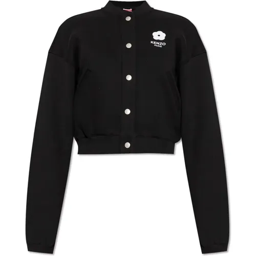 Snap-Button-Sweatshirt , Damen, Größe: XS - Kenzo - Modalova